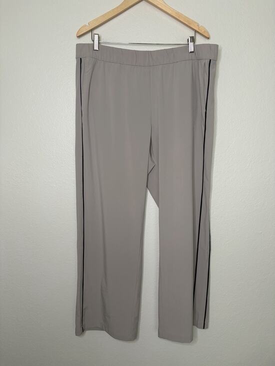 J. Jill Pants - J. Jill Fit Grey Wide Leg Pants Women's Size 2X Athleisure Casual Chic